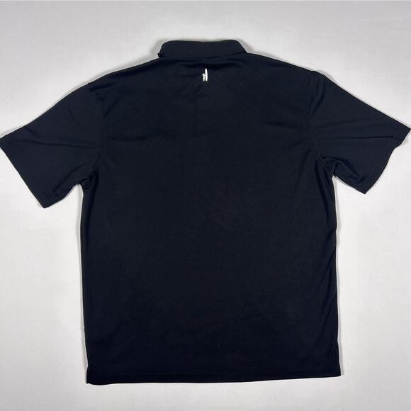 Johnnie-O Prep-Formance Polo Shirt XL Black Wake Forest WF Logo Performance Golf - Picture 2 of 7